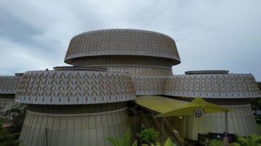 Taiping, Malezya - 24 Eylül 2022: Landmark Binaları ve Taiping Turistleri