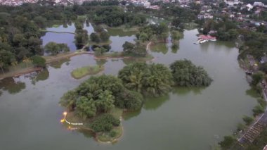 Taiping, Malezya - 24 Eylül 2022: Landmark Binaları ve Taiping Turistleri