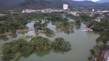 Taiping, Malezya - 24 Eylül 2022: Landmark Binaları ve Taiping Turistleri