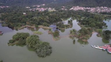 Taiping, Malezya - 24 Eylül 2022: Landmark Binaları ve Taiping Turistleri