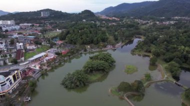 Taiping, Malezya - 24 Eylül 2022: Landmark Binaları ve Taiping Turistleri