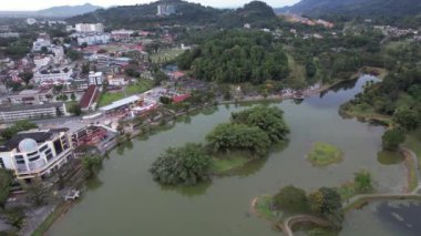 Taiping, Malezya - 24 Eylül 2022: Landmark Binaları ve Taiping Turistleri