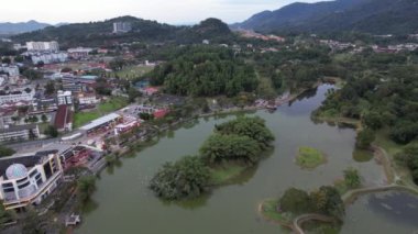 Taiping, Malezya - 24 Eylül 2022: Landmark Binaları ve Taiping Turistleri