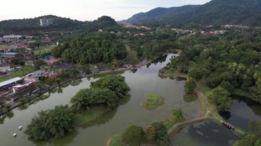 Taiping, Malezya - 24 Eylül 2022: Landmark Binaları ve Taiping Turistleri