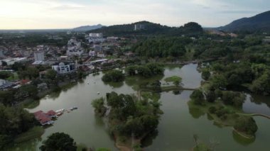 Taiping, Malezya - 24 Eylül 2022: Landmark Binaları ve Taiping Turistleri