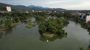 Taiping, Malezya - 24 Eylül 2022: Landmark Binaları ve Taiping Turistleri