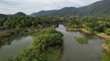 Taiping, Malezya - 24 Eylül 2022: Landmark Binaları ve Taiping Turistleri