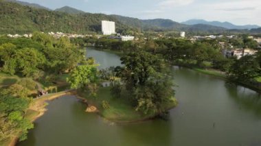 Taiping, Malezya - 24 Eylül 2022: Landmark Binaları ve Taiping Turistleri