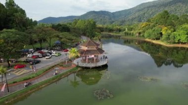 Taiping, Malezya - 24 Eylül 2022: Landmark Binaları ve Taiping Turistleri