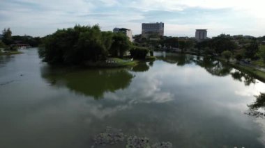 Taiping, Malezya - 24 Eylül 2022: Landmark Binaları ve Taiping Turistleri