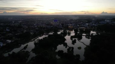 Taiping, Malezya - 24 Eylül 2022: Landmark Binaları ve Taiping Turistleri