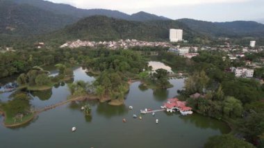 Taiping, Malezya - 24 Eylül 2022: Landmark Binaları ve Taiping Turistleri