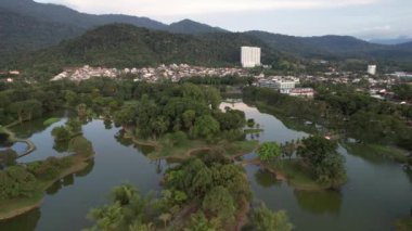 Taiping, Malezya - 24 Eylül 2022: Landmark Binaları ve Taiping Turistleri