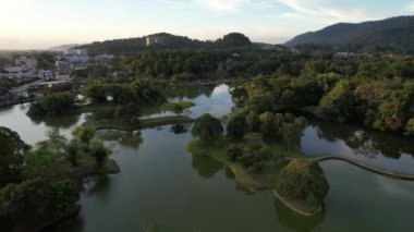 Taiping, Malezya - 24 Eylül 2022: Landmark Binaları ve Taiping Turistleri