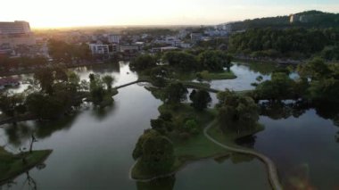 Taiping, Malezya - 24 Eylül 2022: Landmark Binaları ve Taiping Turistleri