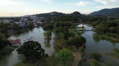 Taiping, Malezya - 24 Eylül 2022: Landmark Binaları ve Taiping Turistleri