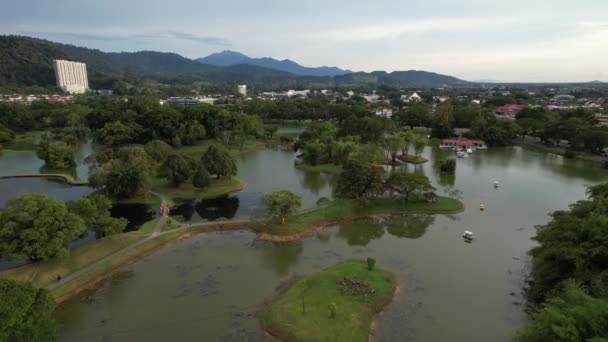 Taiping Malezya Eylül 2022 Landmark Binaları Taiping Turistleri — Stok video