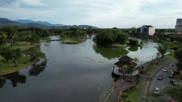 Taiping Malezya Eylül 2022 Landmark Binaları Taiping Turistleri — Stok video