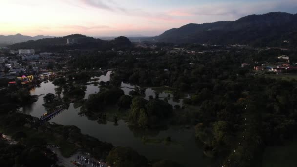 Taiping Malezya Eylül 2022 Landmark Binaları Taiping Turistleri — Stok video