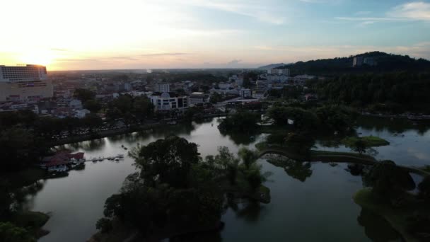 Taiping Malezya Eylül 2022 Landmark Binaları Taiping Turistleri — Stok video