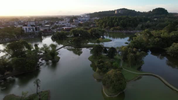 Taiping Malezya Eylül 2022 Landmark Binaları Taiping Turistleri — Stok video