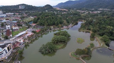Taiping, Malezya - 24 Eylül 2022: Landmark Binaları ve Taiping Turistleri