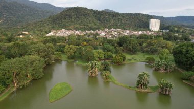 Taiping, Malezya - 24 Eylül 2022: Landmark Binaları ve Taiping Turistleri