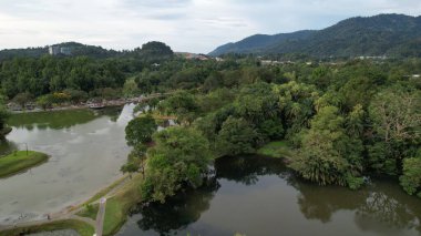 Taiping, Malezya - 24 Eylül 2022: Landmark Binaları ve Taiping Turistleri