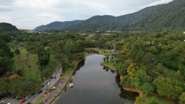 Taiping, Malezya - 24 Eylül 2022: Landmark Binaları ve Taiping Turistleri