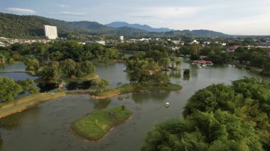 Taiping, Malezya - 24 Eylül 2022: Landmark Binaları ve Taiping Turistleri