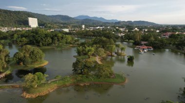 Taiping, Malezya - 24 Eylül 2022: Landmark Binaları ve Taiping Turistleri