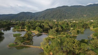 Taiping, Malezya - 24 Eylül 2022: Landmark Binaları ve Taiping Turistleri