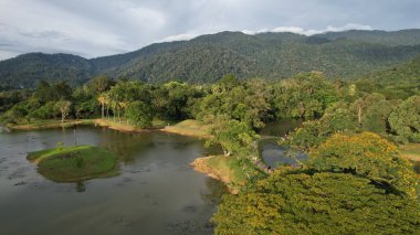 Taiping, Malezya - 24 Eylül 2022: Landmark Binaları ve Taiping Turistleri