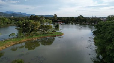 Taiping, Malezya - 24 Eylül 2022: Landmark Binaları ve Taiping Turistleri