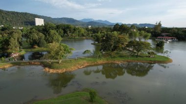 Taiping, Malezya - 24 Eylül 2022: Landmark Binaları ve Taiping Turistleri