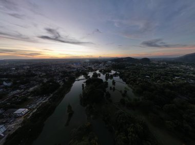 Taiping, Malezya - 24 Eylül 2022: Landmark Binaları ve Taiping Turistleri