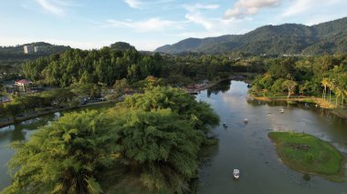 Taiping, Malezya - 24 Eylül 2022: Bukit Merah Laketown Taort