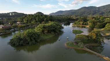 Taiping, Malezya - 24 Eylül 2022: Bukit Merah Laketown Taort