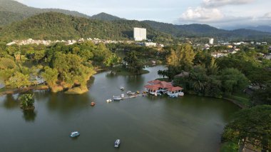 Taiping, Malezya - 24 Eylül 2022: Bukit Merah Laketown Taort