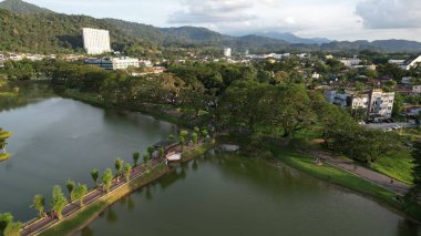 Taiping, Malezya - 24 Eylül 2022: Bukit Merah Laketown Taort