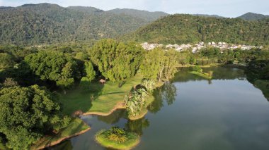 Taiping, Malezya - 24 Eylül 2022: Bukit Merah Laketown Taort