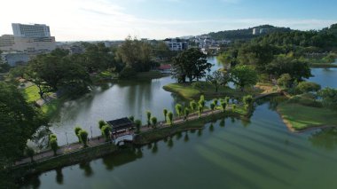 Taiping, Malezya - 24 Eylül 2022: Bukit Merah Laketown Taort