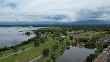 Taiping, Malezya - 24 Eylül 2022: Bukit Merah Laketown Taort