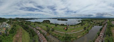 Taiping, Malezya - 24 Eylül 2022: Bukit Merah Laketown Taort