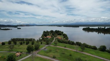 Taiping, Malezya - 24 Eylül 2022: Bukit Merah Laketown Taort