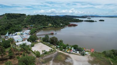 Taiping, Malezya - 24 Eylül 2022: Bukit Merah Laketown Taort