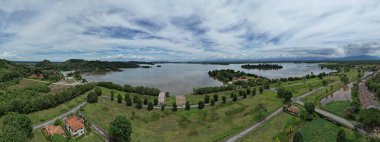 Taiping, Malezya - 24 Eylül 2022: Bukit Merah Laketown Taort