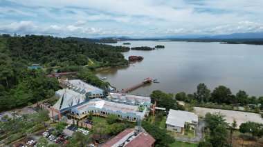 Taiping, Malezya - 24 Eylül 2022: Bukit Merah Laketown Taort