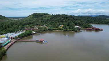 Taiping, Malezya - 24 Eylül 2022: Bukit Merah Laketown Taort