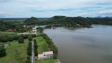 Taiping, Malezya - 24 Eylül 2022: Bukit Merah Laketown Taort